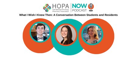 The HOPA Now template image with three guests talking about parenting