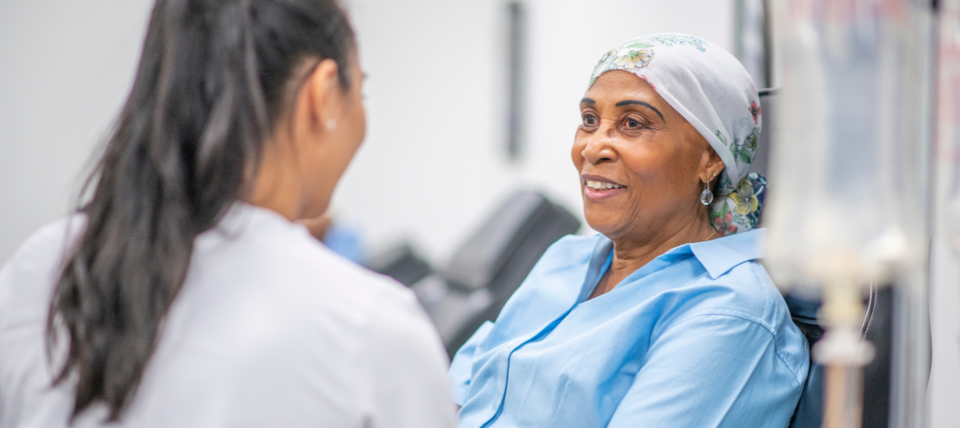 Patient with pharmacist