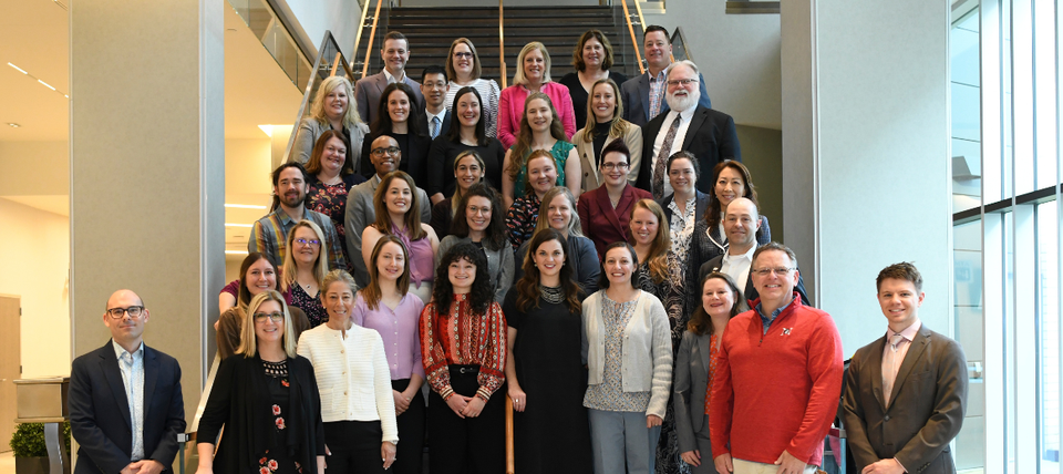 A photo of the 2025 Mentorship cohort gathered in Portland