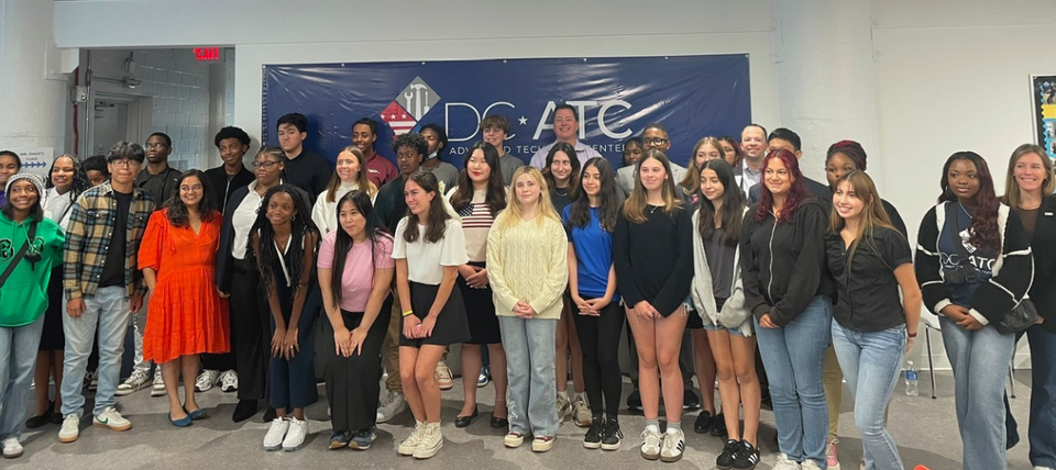 Students in an engagement program class