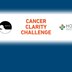 The words Cancer Clarity Challenge in orange on a white background with the two logos for SNPhA and HOPA